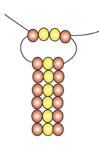 Row of beads on wire